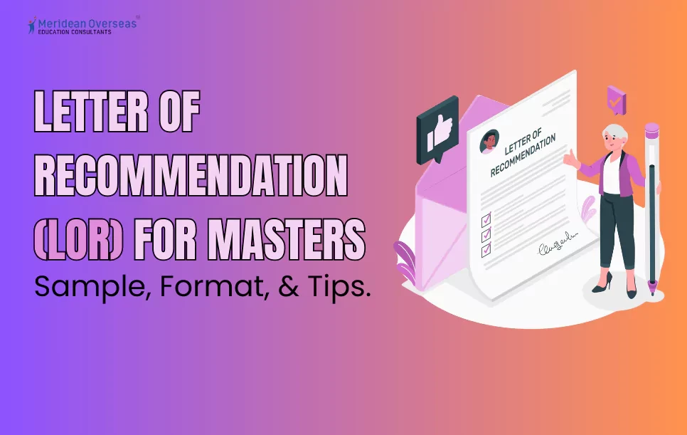 Letter of Recommendation (LOR) for Masters
